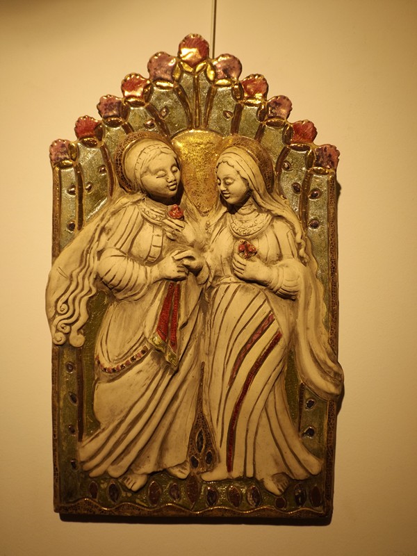 Petrás Mária és Petrás Alina adventi témájú kerámiáiból nyílt kiállítás